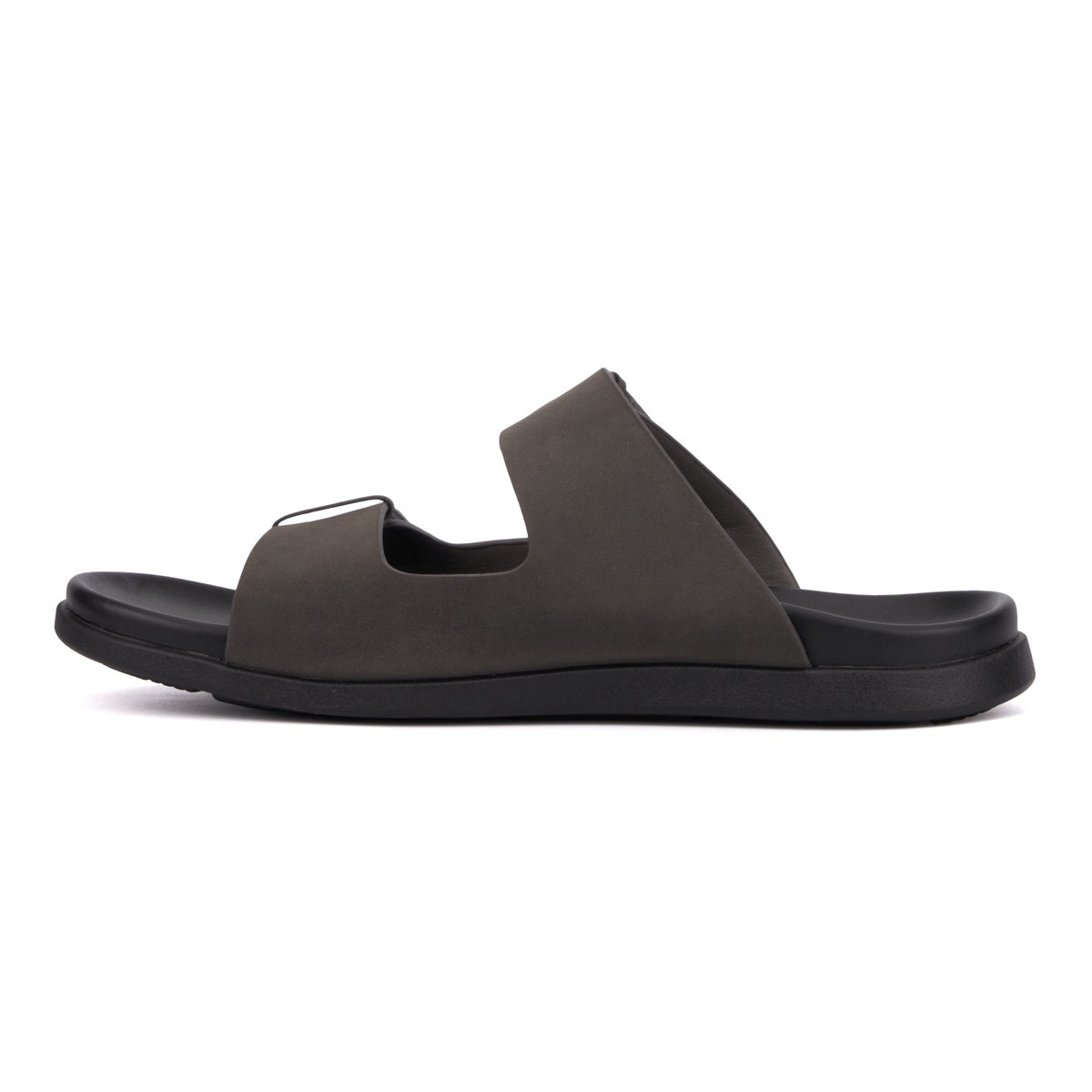  New York & Company Men's Leor Slide Sandals - Grey - Bonton