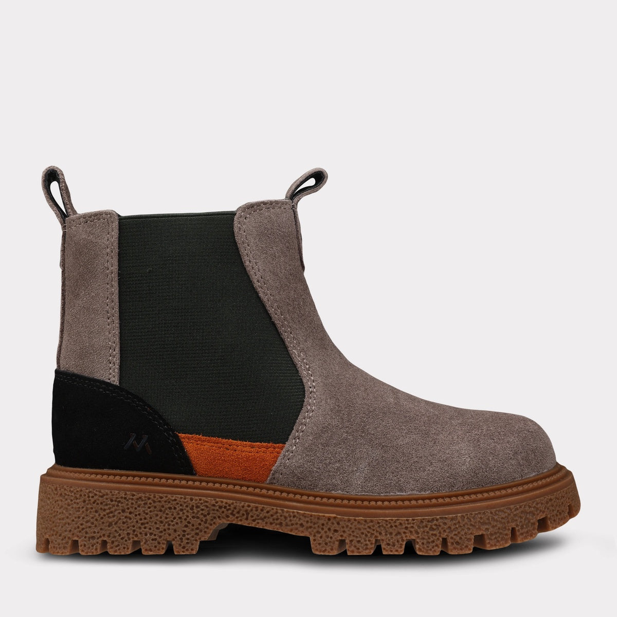  Mykos Marcus Youth Pull-on Chelsea Boot - Smoke/Dark Green - Bonton