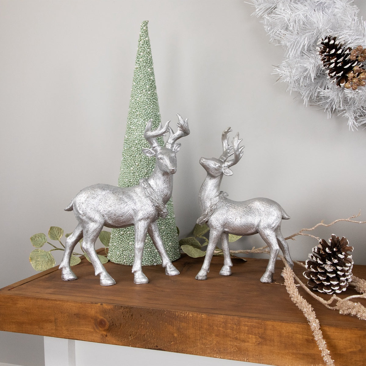  Northlight Standing Glitter Reindeer Christmas Decoration - 10.75