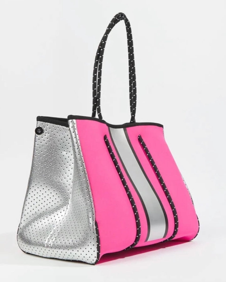  Lemonbella The Ella Neon Pink Tote - Default Title - Bonton