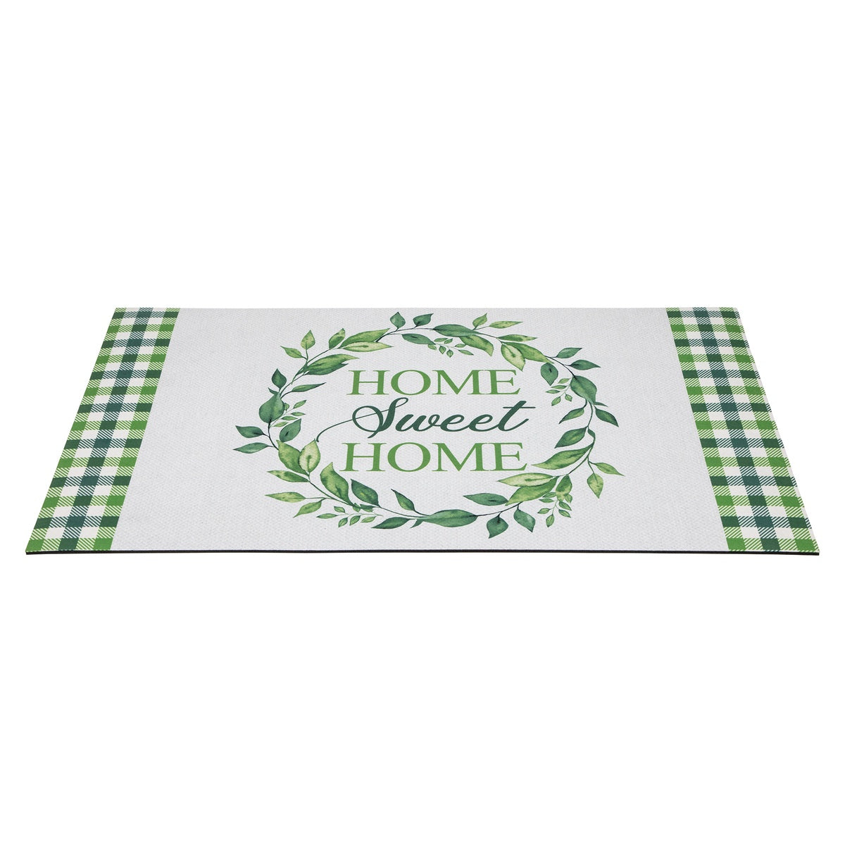  Northlight Home Sweet Home Gingham Doormat 18