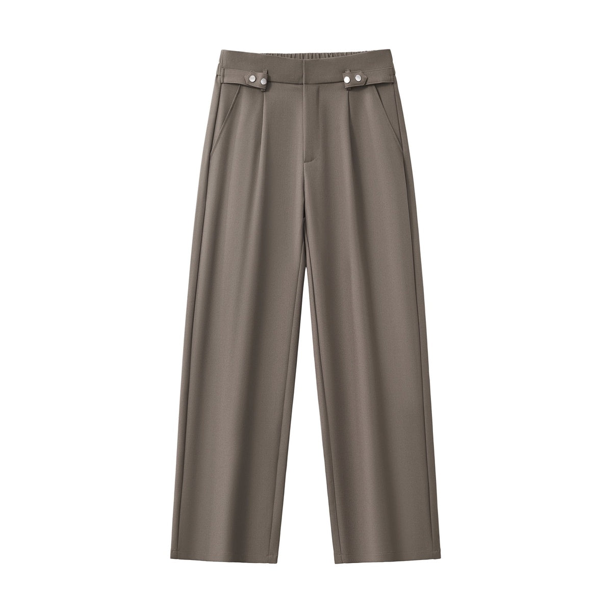 Barocco Kingsley Side-Tab Trousers BROWN - BROWN - Bonton