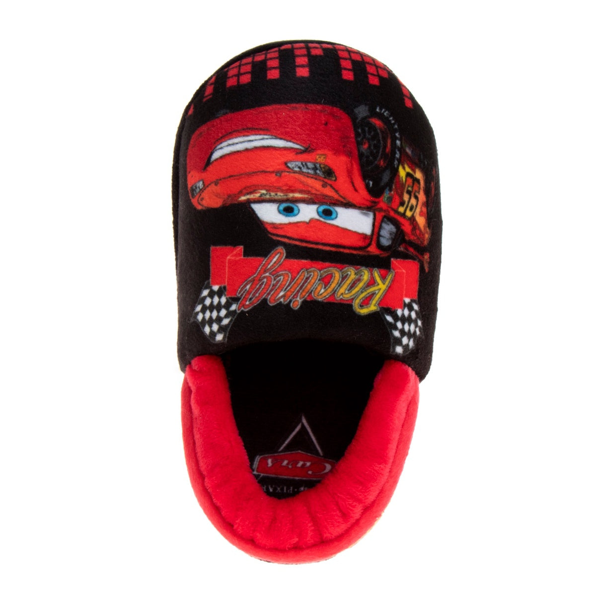  Josmo Disney Boys’ Cars Slippers – Lightning McQueen Fuzzy Slippers (Toddler) - 5-6 - Bonton