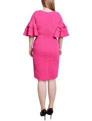 Bolero Sleeve Body Con Dress