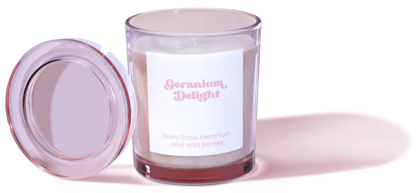  Levitate Candles Floral Fiesta Geranium Delight - Pink - Bonton