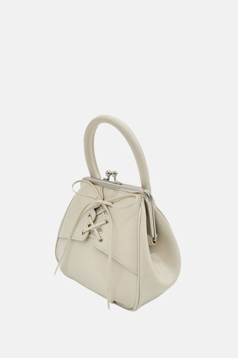  Oryany Oryany - Lace Up Mini Tote Bag Handbags - Ivory / One Size - Default Title - Bonton
