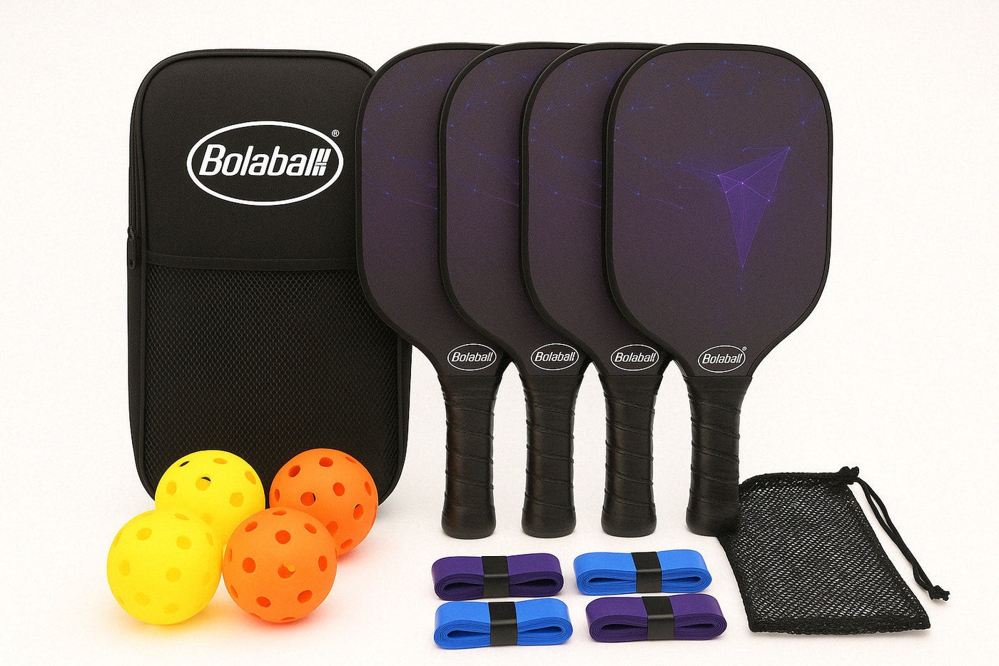  Bolaball Pickleball Paddle Black – Lightweight Grip - Default Title - Bonton