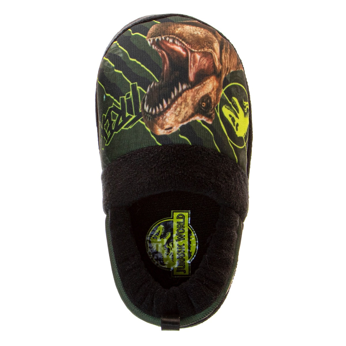  Josmo Jurassic World Slippers  Boys - Dinosaurs Indoor Comfy House Shoes Plush Fuzzy Jurassic Park Slipper (Toddler) - 6-May - Bonton