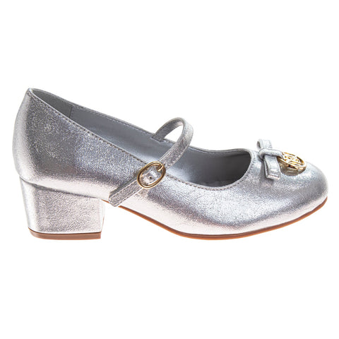 Badgley Mischka Girls' Toddler Heels Classy Dress Shoes