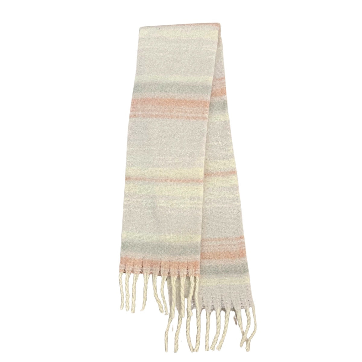  Marcus Adler Stripe Scarf - blush - Bonton