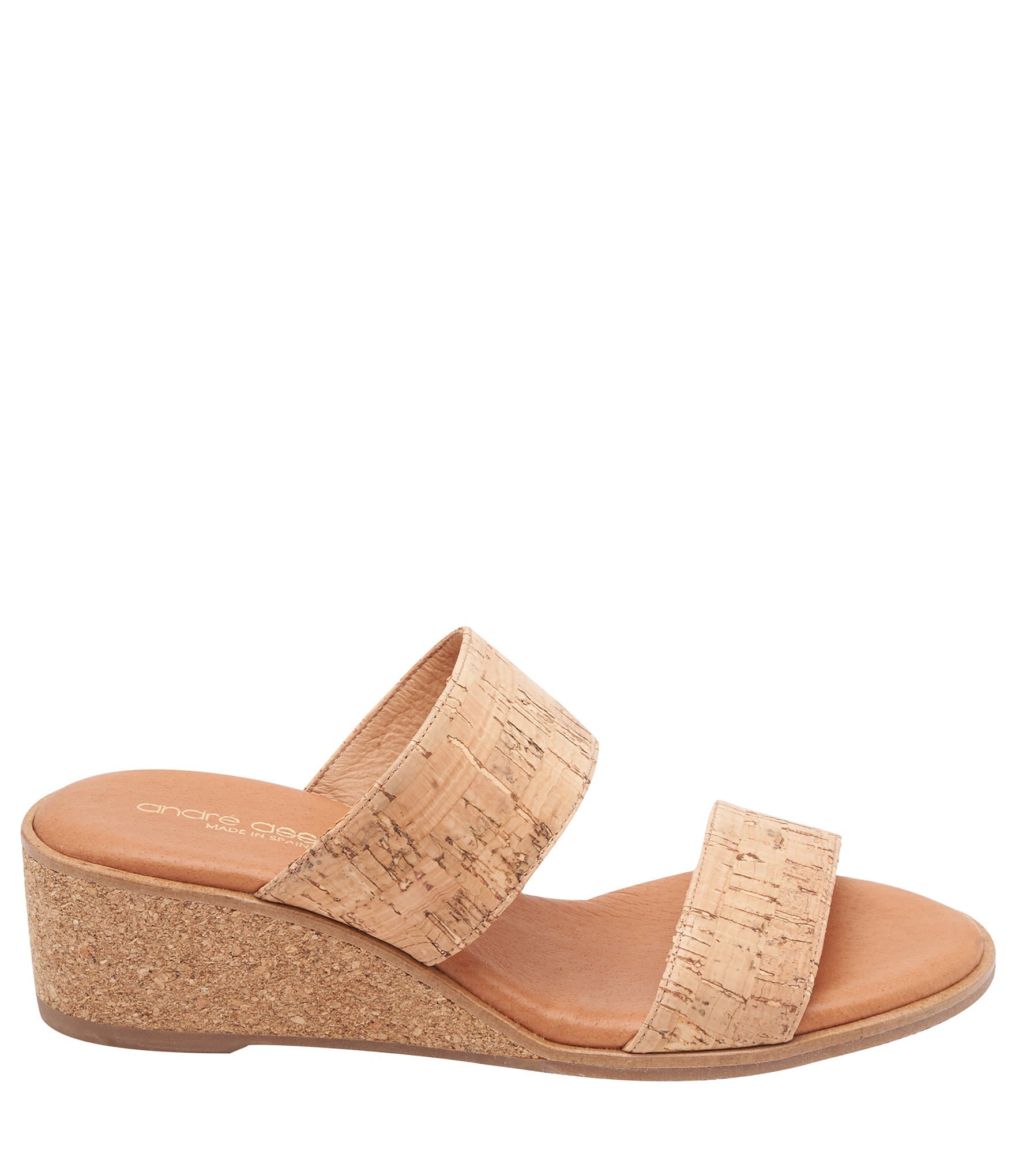  Andre Assous Gwenn Wedge Sandal - Natural/Natural - Bonton