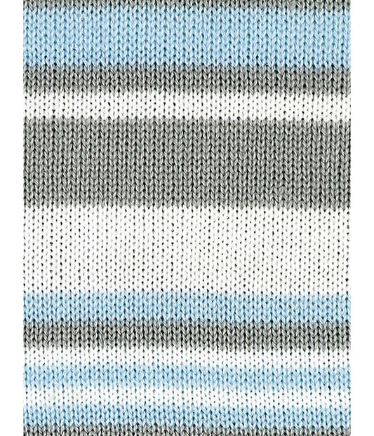 Baby Boys and Girls Striped Knit Blanket Aqua