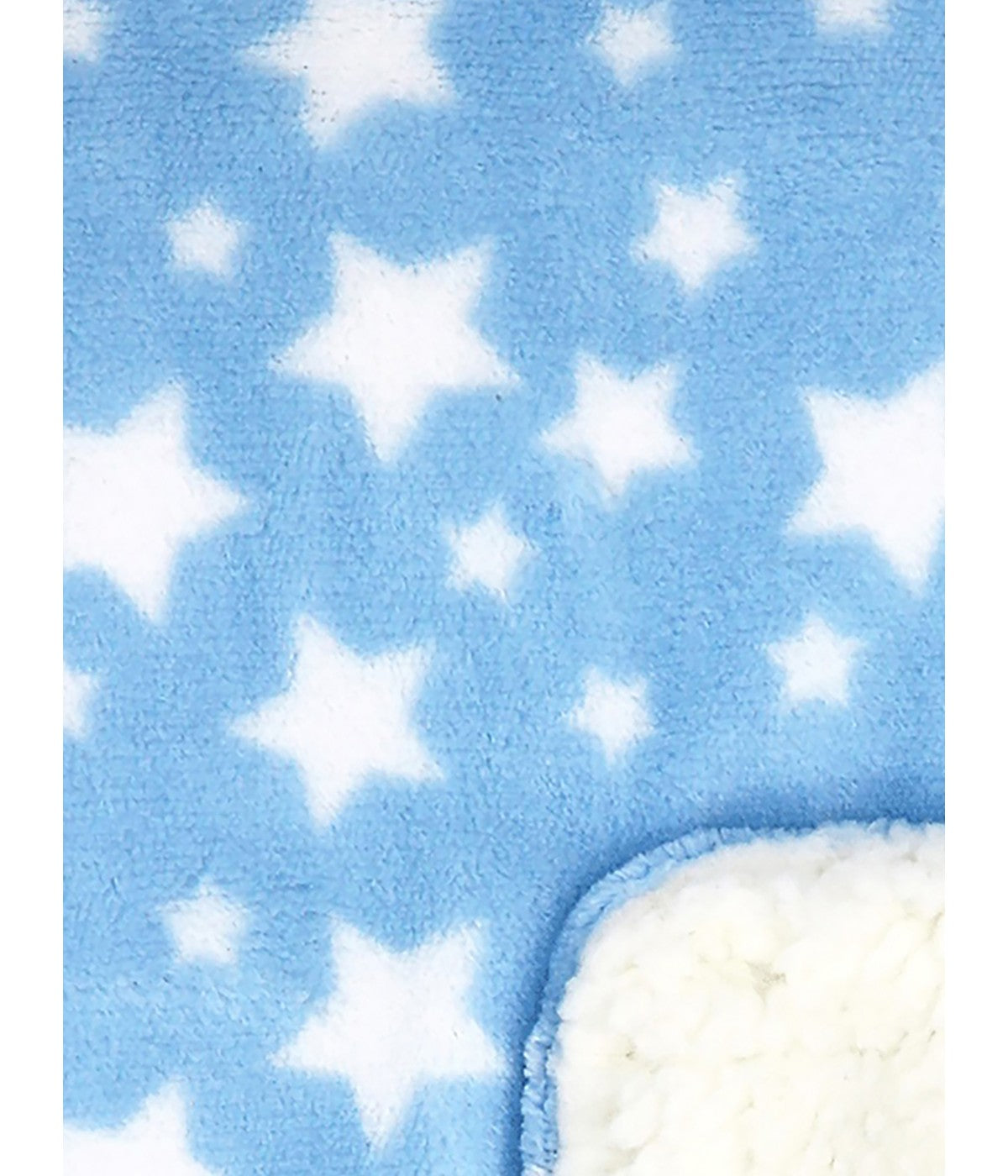 Boys and Girls Blanket with Sherpa Blue