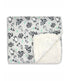  Jesse & Lulu Baby Boys and Baby Girls Minky Sherpa Baby Blanket Gray Farm - Gray Farm - Bonton