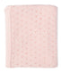  Jesse & Lulu Baby Boys and Baby Girls Cotton Layette Pointelle Knit Baby Blanket Pink - Pink - Bonton