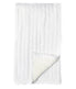  Jesse & Lulu Baby Boys and Baby Girls Cotton Cable Knit Sherpa Baby Blanket White - White - Bonton