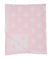 Baby Boys and Baby Girls Knitted Cotton Stars Baby Blanket Pink and White