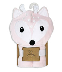 Baby Girls Deer Hooded Blanket Pink