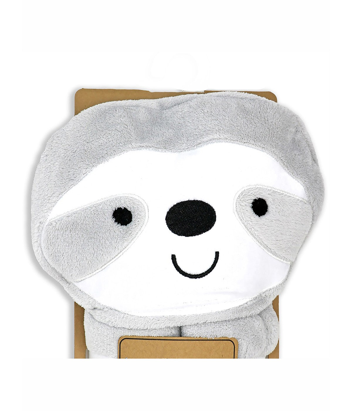 Baby Boys and Girls Sloth Hooded Blanket Gray