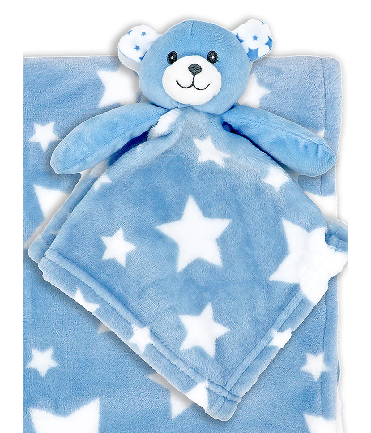 Baby Boys and Baby Girls Blanket with Matching Lovey Nunu Blue