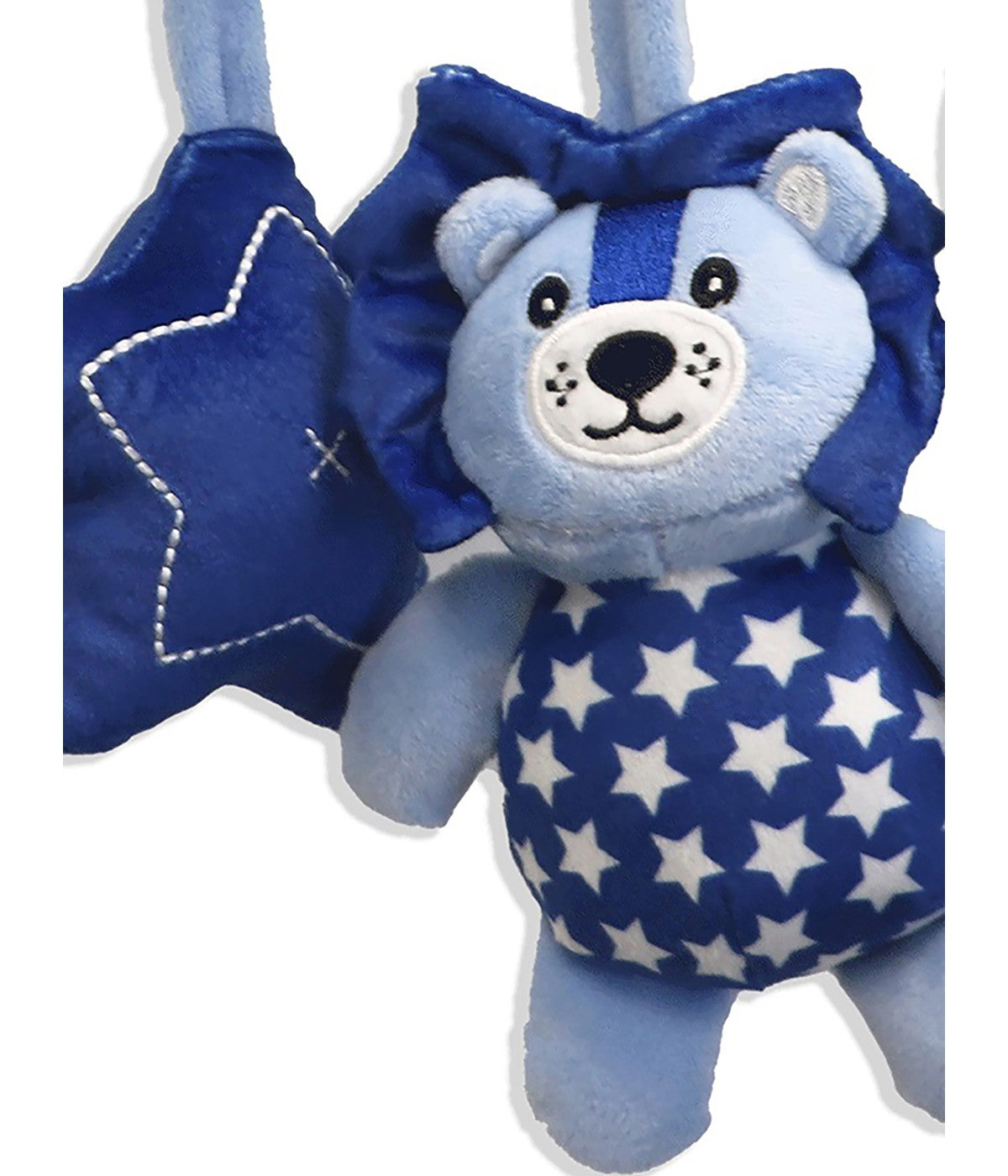  Jesse & Lulu Baby Boys and Baby Girls Bright Spiral Activity Toy Navy Lion - Navy Lion - Bonton