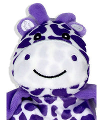 Baby Boys and Baby Girls Bright Crinkle Activity Toy Purple Giraffe