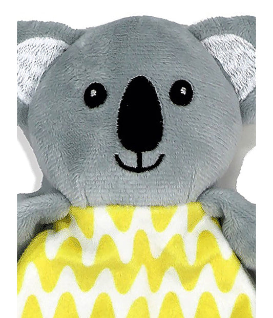 Baby Boys and Baby Girls Bright Crinkle Activity Toy Yellow Koala