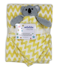 Boys and Girls Blanket with Nunu Yellow