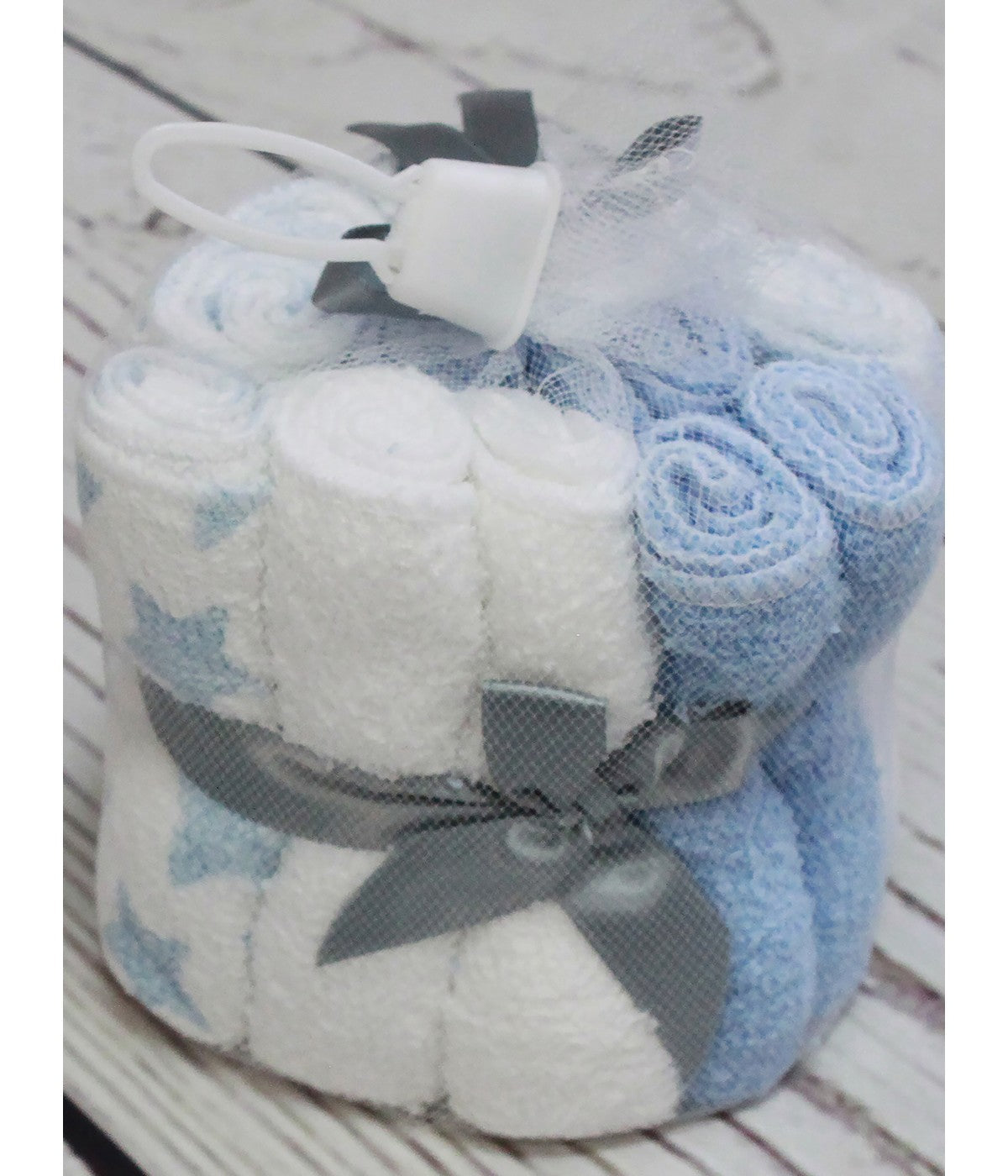 Baby Boys and Girls 12 Baby Washcloths Gift Set Blue