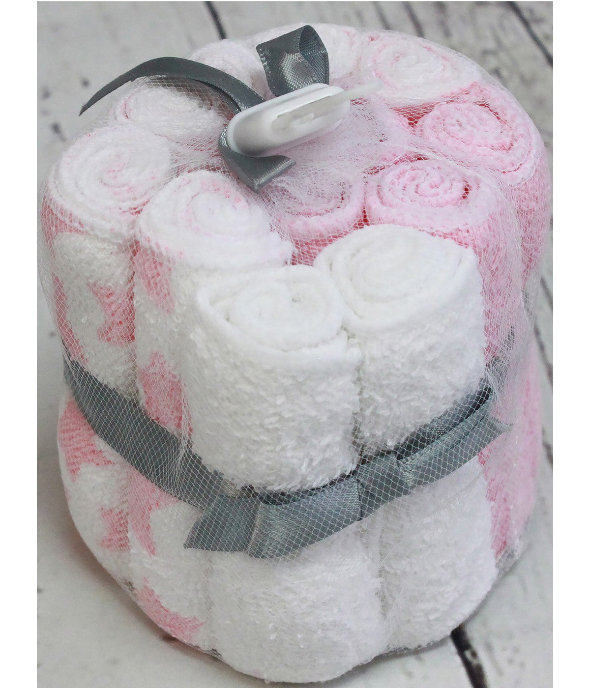  Jesse & Lulu Baby Boys and Girls 12 Baby Washcloths Gift Set Pink - Pink - Bonton