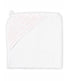  Jesse & Lulu Baby Boys and Girls Star Muslin Lined Hooded Towel Pink - Pink - Bonton