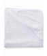  Jesse & Lulu Baby Boys and Girls Bath Towel with Piping White - White - Bonton