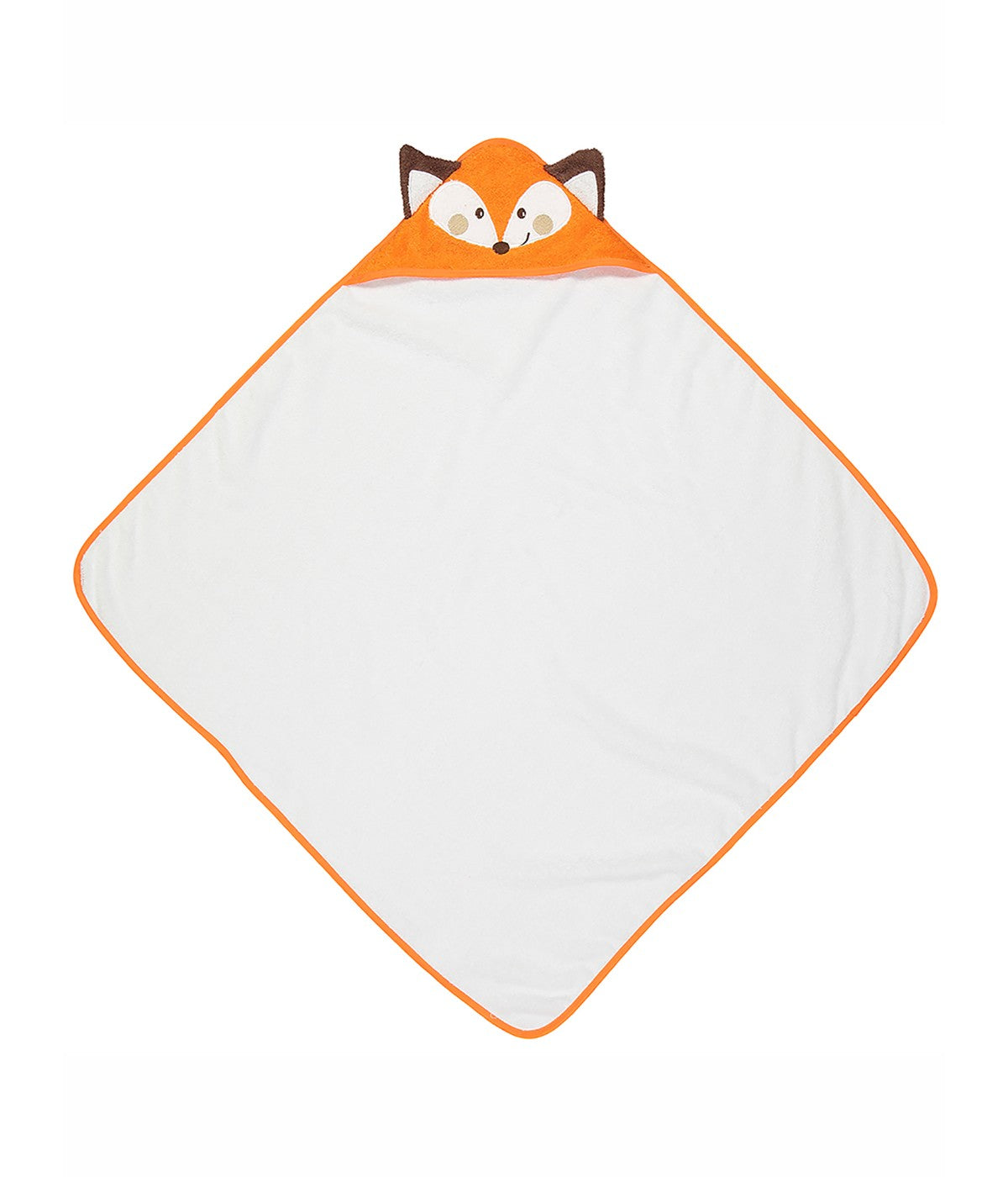  Jesse & Lulu Baby Boys and Girls Animal Hooded Bath Towel Orange Fox - Orange Fox - Bonton