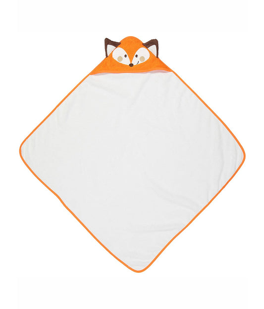 Baby Boys and Girls Animal Hooded Bath Towel Orange Fox