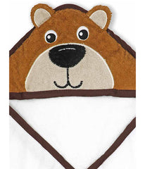 Baby Boys and Girls Animal Hooded Bath Towel Brown Bear