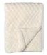  Jesse & Lulu Baby Boys and Baby Girls Diamond Plush Sherpa Baby Blanket Ecru - Ecru - Bonton