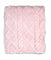 Baby Boys and Baby Girls Sculpted Sherpa Baby Blanket Pink