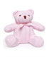  Jesse & Lulu Baby Boys and Baby Girls Small Cable Knit Snuggle Bear Pink - Pink - Bonton