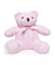 Baby Boys and Baby Girls Small Cable Knit Snuggle Bear Pink