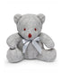  Jesse & Lulu Baby Boys and Baby Girls Small Cable Knit Snuggle Bear Gray - Gray - Bonton