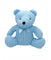 Baby Boys and Girls Large Cable Knit Bear Blue