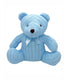  Jesse & Lulu Baby Boys and Girls Large Cable Knit Bear Blue - Blue - Bonton