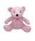 Baby Boys and Girls Large Cable Knit Bear Pink