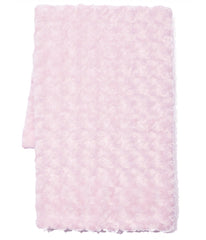 Baby Boys and Baby Girls Curly Plush Blanket with Matching Lovey Nunu Gift Set Plush Pink