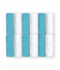 Baby Boys and Baby Girls 14 Pc Hooded Towels Washcloths Set Blue