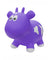 Toddler Inflatable Cow Hopper Bounce and Ride-on Toy Purple Cow