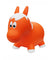 Toddler Inflatable Horse Hopper Bounce and Ride-on Toy Orange Horse