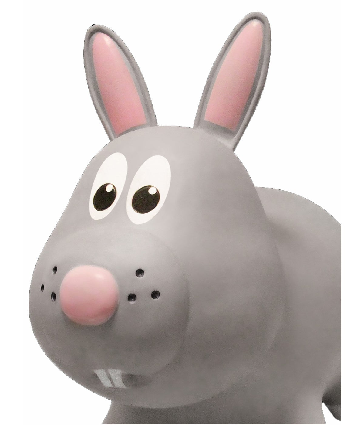  Jesse & Lulu Toddler Inflatable Rabbit Hopper Bounce and Ride-on Toy Gray Bunny - Gray Bunny - Bonton