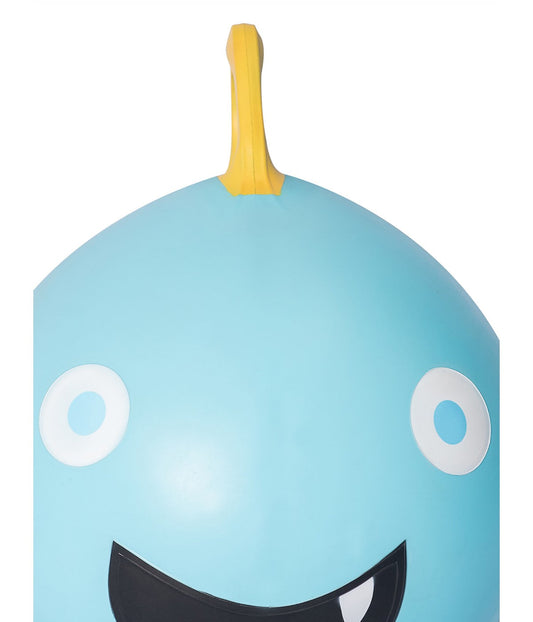 Child Inflatable Monster Ball Bounce and Ride-on Toy Baby Blue Monster