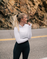 WOMEN'S FULL ZIP CROP TOP (4010)